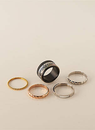 Bague matériaux métal noir IXXXI femme