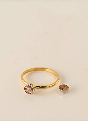 Bague ornement breloque / pampille jaune IXXXI femme