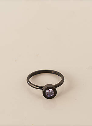 Bague ornement breloque / pampille noir IXXXI femme