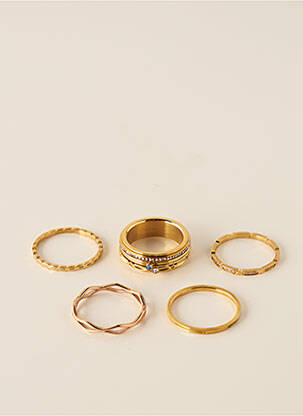 Bague ornement breloque / pampille jaune IXXXI femme