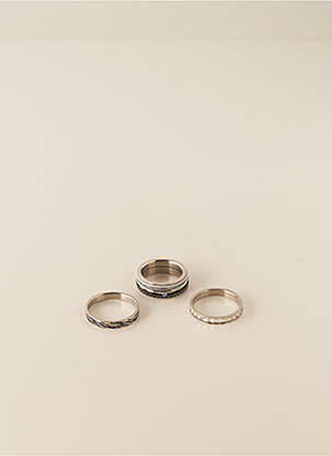 Bague ornement breloque / pampille gris IXXXI femme