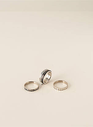 Bague ornement breloque / pampille gris IXXXI femme