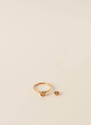 Bague ornement breloque / pampille rose IXXXI femme