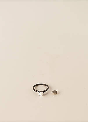 Bague ornement breloque / pampille noir IXXXI femme