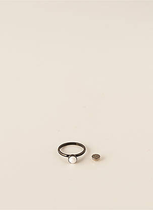 Bague ornement breloque / pampille noir IXXXI femme