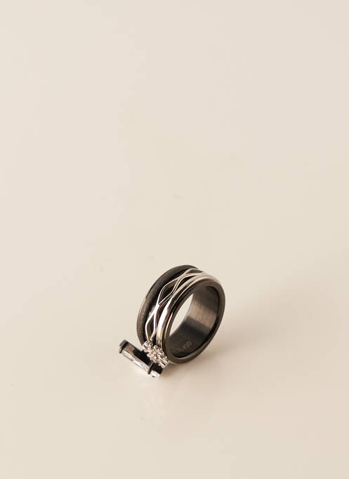 Bague ornement breloque / pampille noir IXXXI femme