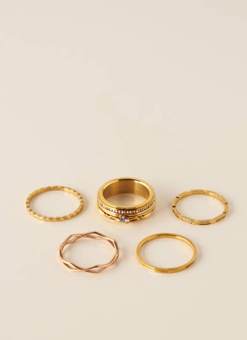 Bague ornement breloque / pampille jaune IXXXI femme