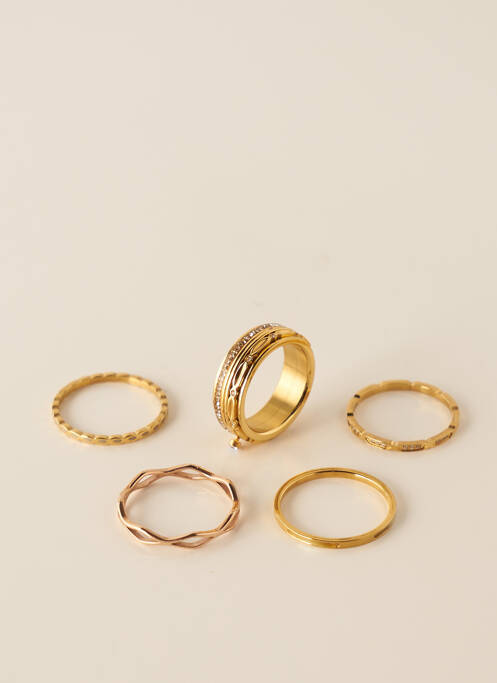 Bague ornement breloque / pampille jaune IXXXI femme