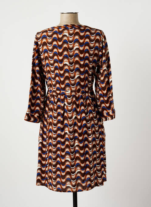 Robe courte marron CREAM pour femme