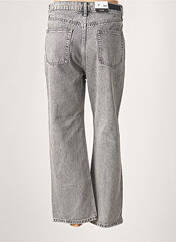 Jeans coupe droite gris F.A.M. pour femme seconde vue