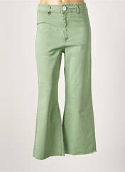 Jeans coupe large vert F.A.M. pour femme seconde vue