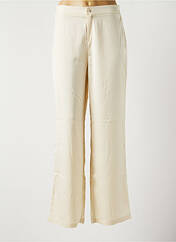 Pantalon large beige AN' GE pour femme seconde vue