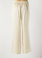 Pantalon large beige AN' GE pour femme seconde vue