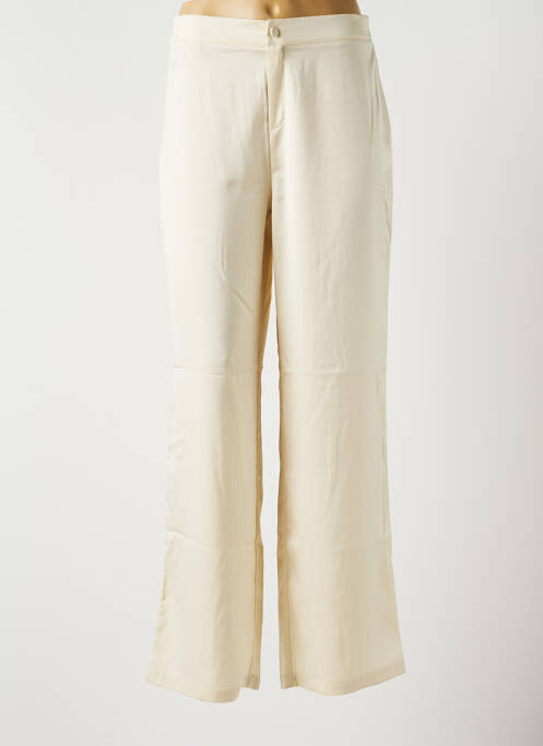 Pantalon large beige AN' GE pour femme