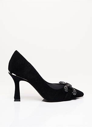 Escarpins matière lisse talon de 7 à 9cm noir ALMA EN PENA femme