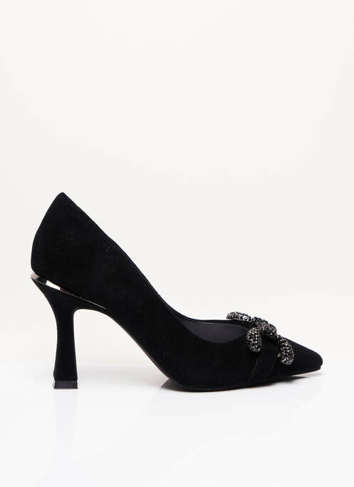 Escarpins matière lisse talon de 7 à 9cm noir ALMA EN PENA femme