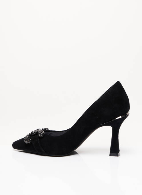 Escarpins matière lisse talon de 7 à 9cm noir ALMA EN PENA femme