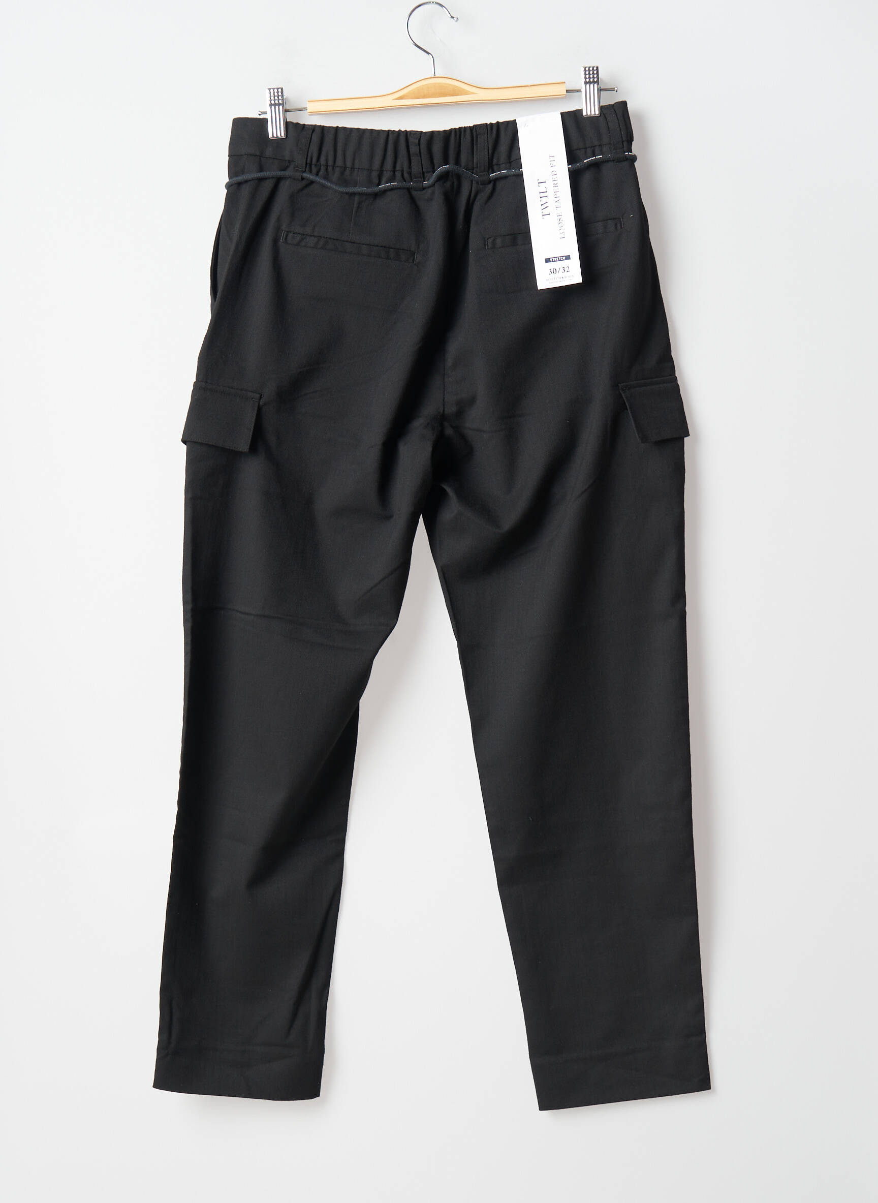 Scotch Soda Pantalons Cargo Homme De Couleur Noir 2052570-noir00