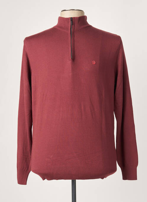 Pull rouge BENSON & CHERRY pour homme