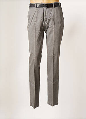 Pantalon chino gris LUIGI MORINI pour homme