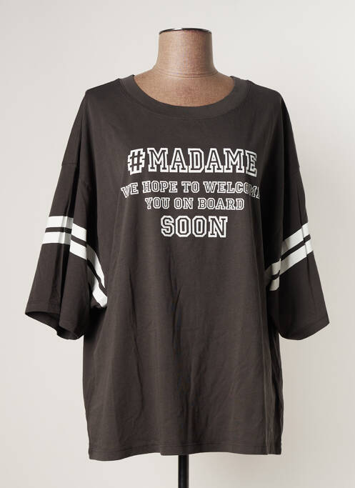 T-shirt gris LIV BERGEN pour femme