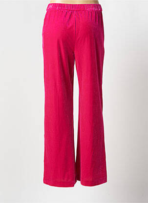 Pantalon large poches taille haute rose KARMA KOMA femme