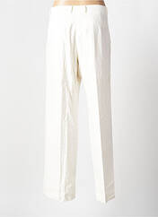 Pantalon droit blanc MODETROTTER pour femme seconde vue