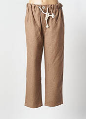 Pantalon droit marron CHLOÉ STORA pour femme seconde vue