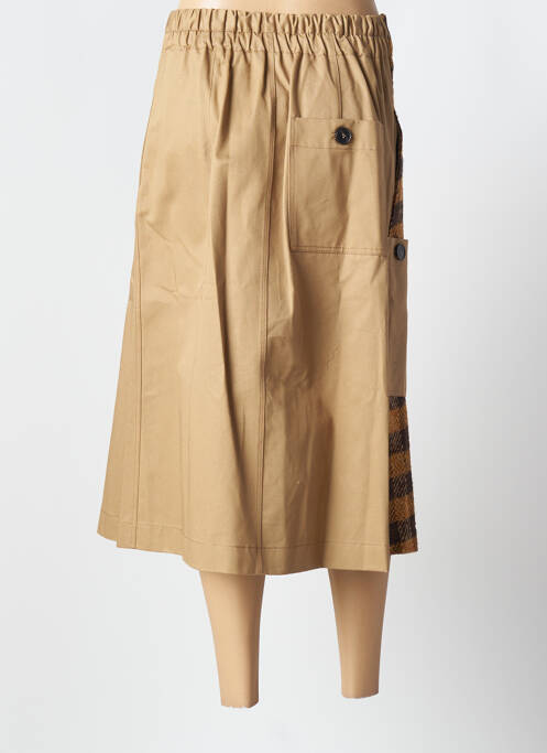 Jupe longue beige PHISIQUE DU ROLE pour femme