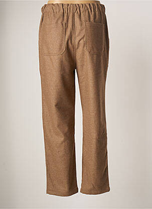 Pantalon droit taille haute taille haute beige CHLOÉ STORA femme