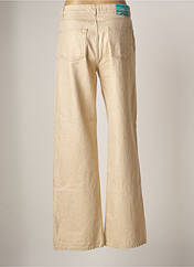 Jeans coupe large beige MODETROTTER pour femme seconde vue