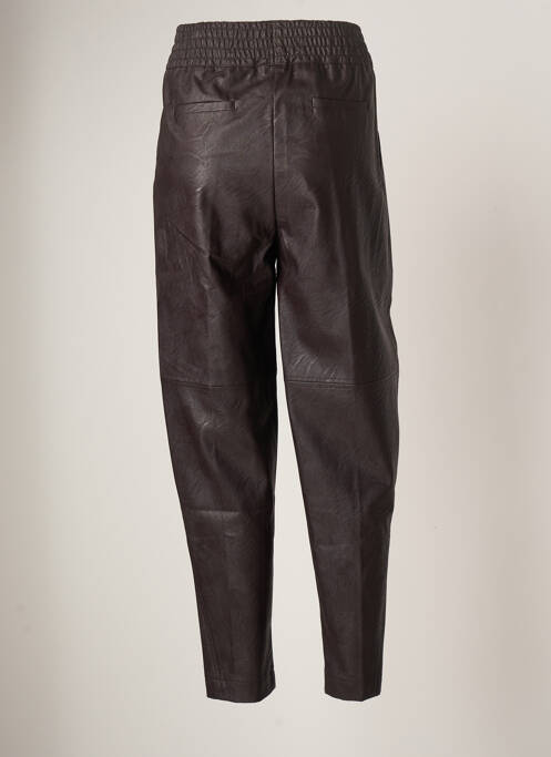 Pantalon droit marron FLOOR pour femme