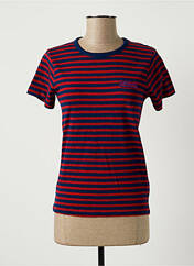 T-shirt rouge JANE BLUE pour femme seconde vue