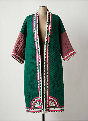 Veste kimono vert ESSENTIEL ANTWERP pour femme