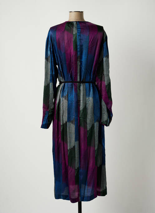 Robe mi-longue violet CHLOÉ STORA pour femme