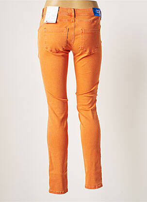 Pantalon slim taille basse taille basse orange STREET ONE femme