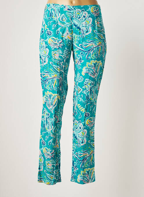 Pantalon droit bleu LA FIANCEE DU MEKONG pour femme