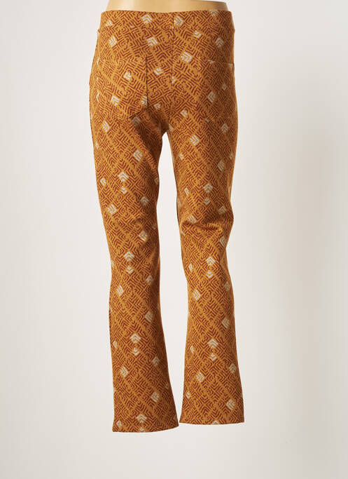 Pantalon slim marron LA FIANCÉE pour femme