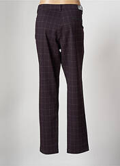 Pantalon droit violet WALTRON pour femme seconde vue