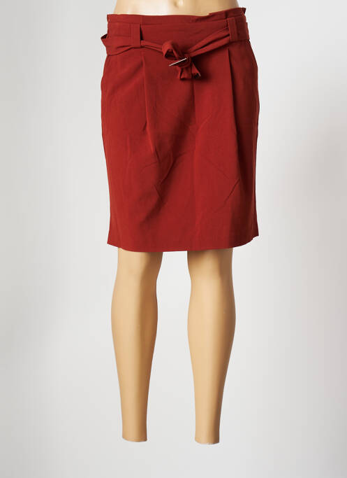 Jupe mi-longue marron B.YOUNG femme