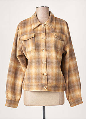 Veste casual coupe droite beige JENSEN femme