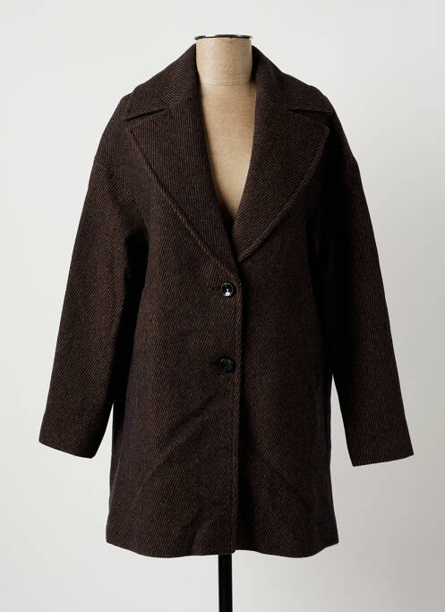 Manteau long marron LA FÉE ATELIER BY LA FÉE MARABOUTÉE femme