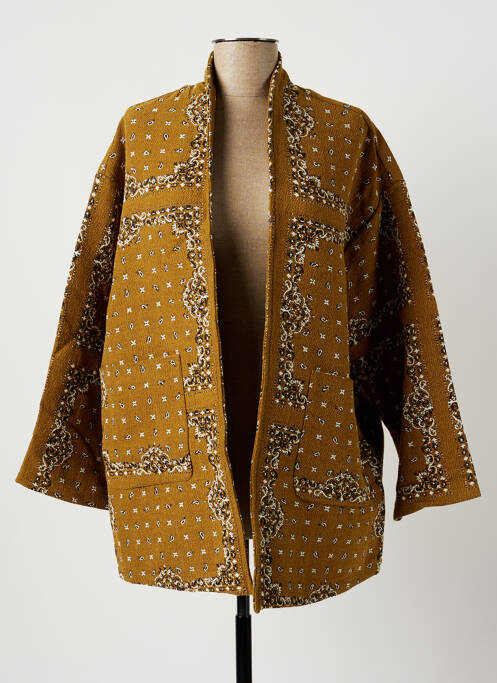 Veste casual jaune LA FÉE ATELIER BY LA FÉE MARABOUTÉE femme