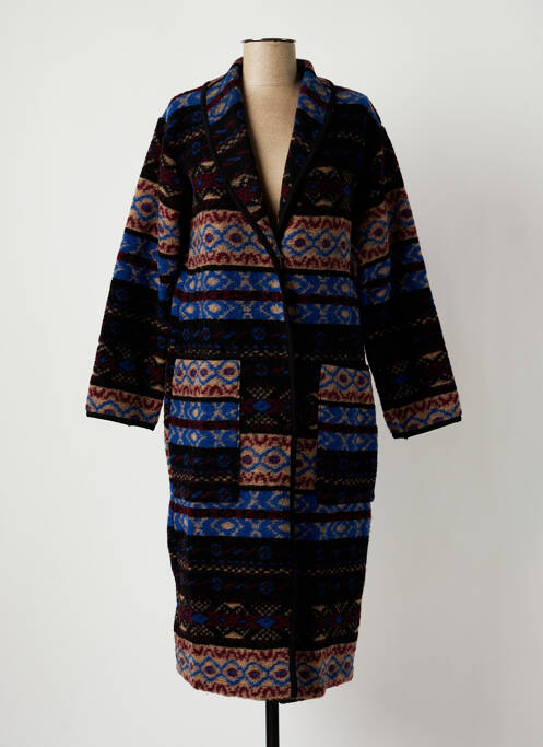 Manteau long noir LA FEE MARABOUTEE femme