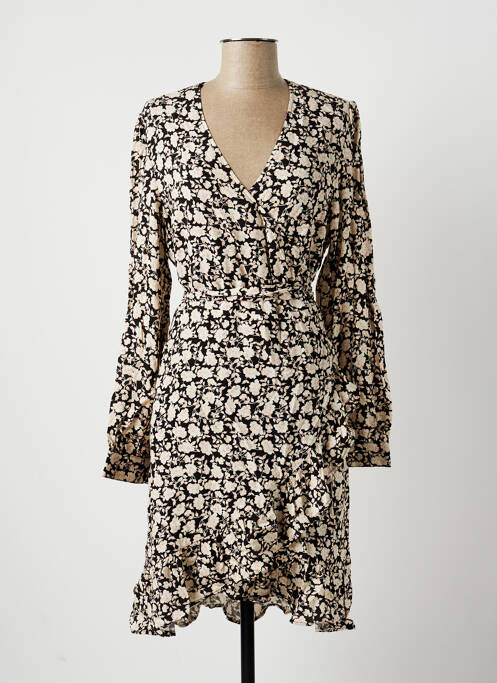 Robe mi-longue noir LA FEE MARABOUTEE femme