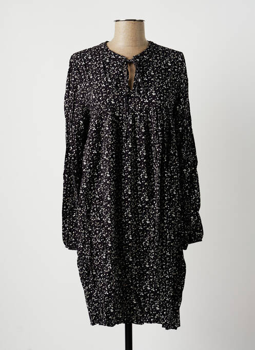 Robe mi-longue noir LA FEE MARABOUTEE femme