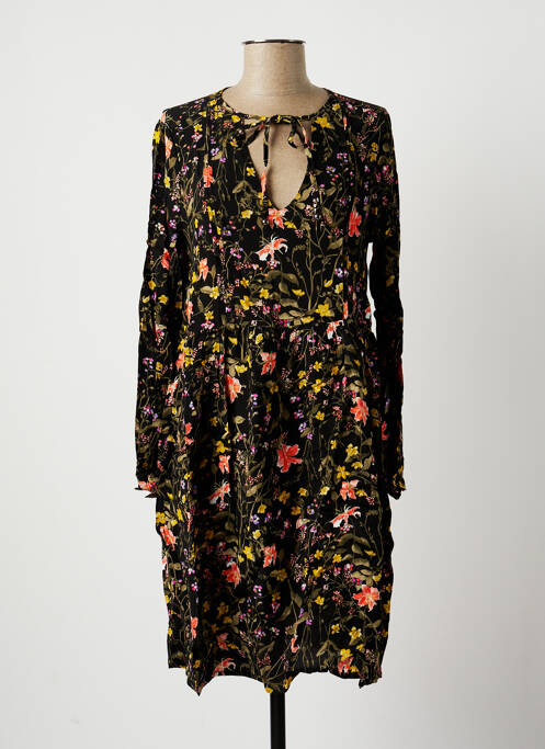 Robe mi-longue noir LA FEE MARABOUTEE femme