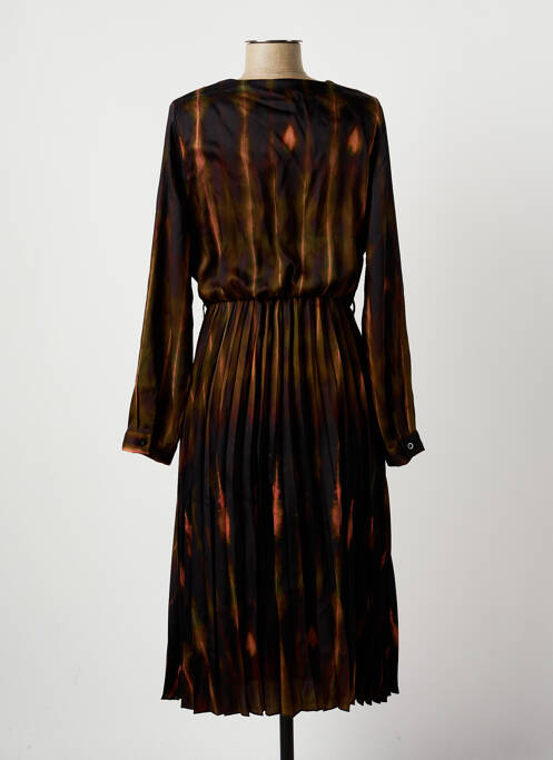 Robe mi-longue vert LA FEE MARABOUTEE femme