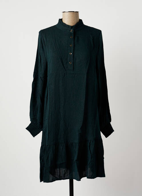 Robe mi-longue vert LA FEE MARABOUTEE femme