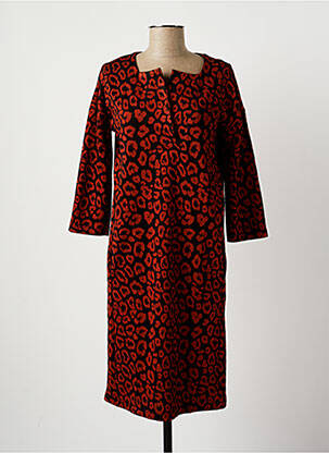 Robe pull marron LA FEE MARABOUTEE femme